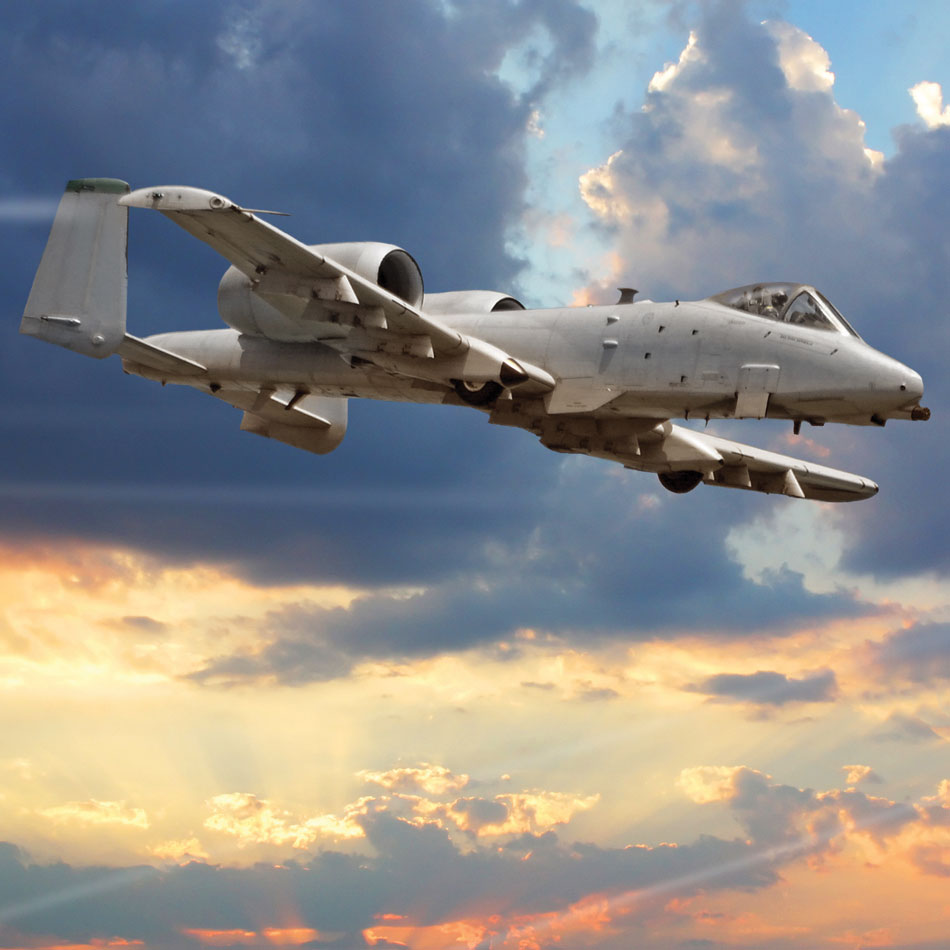DoD aerospace aircraft flying in air